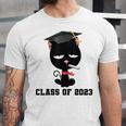 I Graduated Class Of2023 Cat Graduation Unisex Jersey T-Shirt