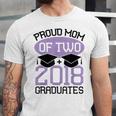 Graduation Shirt For Mom Of Twins Proud Mom Twins Tee Unisex Jersey T-Shirt