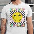 Groovy Next Stop 2nd Grade 1st Grade Graduation 2025 Unisex Jersey T-Shirt