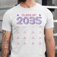 Grow With Me Graduation First Day Of School Class Of 2035 Unisex Jersey T-Shirt