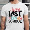 Happy Last Day Of School Kids Teacher Student Graduation Unisex Jersey T-Shirt