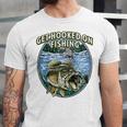 Hooked On Fishing Introvert Sayings Antisocial Quotes Raglan Baseball Tee Unisex Jersey T-Shirt Hooked On Fishing Introvert Sayings Antisocial Quotes Raglan Baseball Tee Unisex Jersey T-Shirt