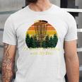 Id Rather Be Playing With My Disc Introvert Disc Golf Raglan Baseball Tee Unisex Jersey T-Shirt