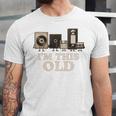 I’m This Old Retro Tech Nostalgia For 70s 80s Premium Tri-Blend Unisex Jersey T-Shirt