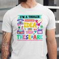 I'm A Toddler I Have No Ideas Retro Vintage 90s Nostalgia Premium Tri-Blend Unisex Jersey T-Shirt