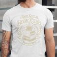 Introvert Books Club Member Coffee Book Lovers Vintage Premium Tri-Blend Unisex Jersey T-Shirt