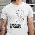 Introvert Health Aware Acceptance Beauty Art Unisex Jersey T-Shirt Introvert Health Aware Acceptance Beauty Art Unisex Jersey T-Shirt