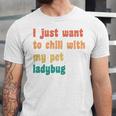 Introvert Pet Ladybug Mom Unisex Jersey T-Shirt Introvert Pet Ladybug Mom Unisex Jersey T-Shirt