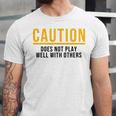 Introverted Does Not Play Well Competitive Athletic Unisex Jersey T-Shirt Introverted Does Not Play Well Competitive Athletic Unisex Jersey T-Shirt
