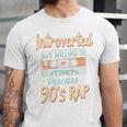 Introverted But Willing To Discuss 90s Rap Premium Tri-Blend Unisex Jersey T-Shirt Introverted But Willing To Discuss 90s Rap Premium Tri-Blend Unisex Jersey T-Shirt