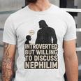 Introverted But Willing To Discuss Nephilim Tee Unisex Jersey T-Shirt Introverted But Willing To Discuss Nephilim Tee Unisex Jersey T-Shirt