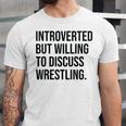 Introverted Wrestler Wrestling Introvert Unisex Jersey T-Shirt Introverted Wrestler Wrestling Introvert Unisex Jersey T-Shirt