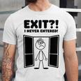 Irony Sarcasm Introvert Dry Humor Cartoon Comic Geek Nerd Unisex Jersey T-Shirt