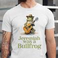 Jeremiah Was A Bullfrog A Classic Rock Nostalgia Trip Premium Tri-Blend Unisex Jersey T-Shirt Jeremiah Was A Bullfrog A Classic Rock Nostalgia Trip Premium Tri-Blend Unisex Jersey T-Shirt