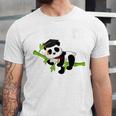 I Did It Kawaii Panda With Graduation Cap Diploma Unisex Jersey T-Shirt