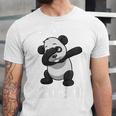 Kids Class Of 2030 Shirt Graduation Dabbing Panda Shirt Unisex Jersey T-Shirt