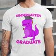 Kids Kindergarten Graduation Idea For Girls Dinosaur Unisex Jersey T-Shirt