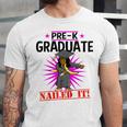 Kids Pre K Graduation Flossing Girl Nailed It Graduate Girls Unisex Jersey T-Shirt