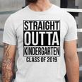 Kids Straight Outta Kindergarten Class Of 2019 Graduation Unisex Jersey T-Shirt