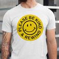 Be Kind Rewind Shirt Retro Nostalgia Sticker 80s 90s Tee Premium Tri-Blend Unisex Jersey T-Shirt