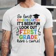 Kindergarten Graduation Graduate 1st Grade Here I Come Kids Unisex Jersey T-Shirt