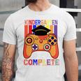 Kindergarten Graduation Level Complete Gamer Graduation Kids Unisex Jersey T-Shirt