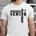 Lacrosse Senior Night Lacrosse Senior 2025 Graduation 29 Unisex Jersey T-Shirt