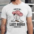 This Is My Last Rodeo Senior 2026 Cowgirl Graduation Unisex Jersey T-Shirt