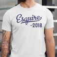 Lawyers Graduation Esquire Est 2018 Graduate Shirt Unisex Jersey T-Shirt