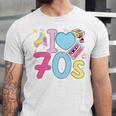 I Love 70's Retro Style Nostalgia Vibe 1970's Party Premium Tri-Blend Unisex Jersey T-Shirt I Love 70's Retro Style Nostalgia Vibe 1970's Party Premium Tri-Blend Unisex Jersey T-Shirt