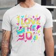 I Love The 90'S 90s Retro Nostalgia Premium Tri-Blend Unisex Jersey T-Shirt I Love The 90'S 90s Retro Nostalgia Premium Tri-Blend Unisex Jersey T-Shirt