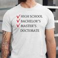 Master's Degree Graduation Graduate Unisex Jersey T-Shirt