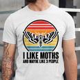 I Like Moths And Maybe 3 People Insect Moth Lovers Introvert Unisex Jersey T-Shirt