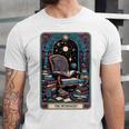 Mystical Library Book Reader The Introvert Tarot Card Unisex Jersey T-Shirt Mystical Library Book Reader The Introvert Tarot Card Unisex Jersey T-Shirt