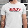 No Bags At SPAG'S Shrewsbury Defunct Store Nostalgia Vintage Premium Tri-Blend Unisex Jersey T-Shirt