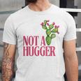 Not a Hugger Sarcastic Introvert Cactus Theme Women Unisex Jersey T-Shirt Not a Hugger Sarcastic Introvert Cactus Theme Women Unisex Jersey T-Shirt