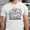 Nothing Beats Reading Rock Paper Scissors Book Lover Teacher Unisex Jersey T-Shirt
