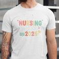 Nurse I Survived Nursing School Class Of 2025 Graduation Unisex Jersey T-Shirt