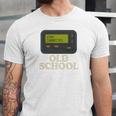 Old School 90s Pager Retro Nostalgia Vintage Tech Gen Unisex Jersey T-Shirt Old School 90s Pager Retro Nostalgia Vintage Tech Gen Unisex Jersey T-Shirt