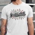 Overstimulated – Introvert Floral Saying Unisex Jersey T-Shirt Overstimulated – Introvert Floral Saying Unisex Jersey T-Shirt
