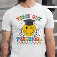 Peace Out Preschool Graduation Last Day Teachers Boys Girls Unisex Jersey T-Shirt