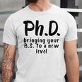 Phd Shirt Bs Doctorate Graduation Doctoral Unisex Jersey T-Shirt