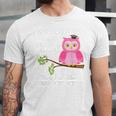 Pink I Graduated From Elementary Graduation Unisex Jersey T-Shirt