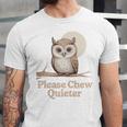 Please Chew Quieter Introvert Christmas Bird Lover Unisex Jersey T-Shirt Please Chew Quieter Introvert Christmas Bird Lover Unisex Jersey T-Shirt