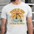 Please Be Kind I'm From The 1900s Penny Farthing Unisex Jersey T-Shirt