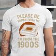 Please Be Patient I'm From The 1900s – Vintage Tape Premium Unisex Jersey T-Shirt