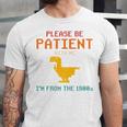Please Be Patient With Me I'm From The 1900s Dinosaur Premium Unisex Jersey T-Shirt