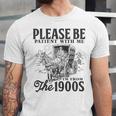Please Be Patient I'm From The 1900s Horse Drawn Wagon Gifts Premium Unisex Jersey T-Shirt