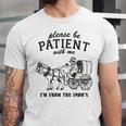 Please Be Patient I'm From The 1900s Raccoon Lover Premium Unisex Jersey T-Shirt