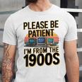 Please Be Patient I'm From The 1900s Retro Computer Raglan Baseball Tee Unisex Jersey T-Shirt
